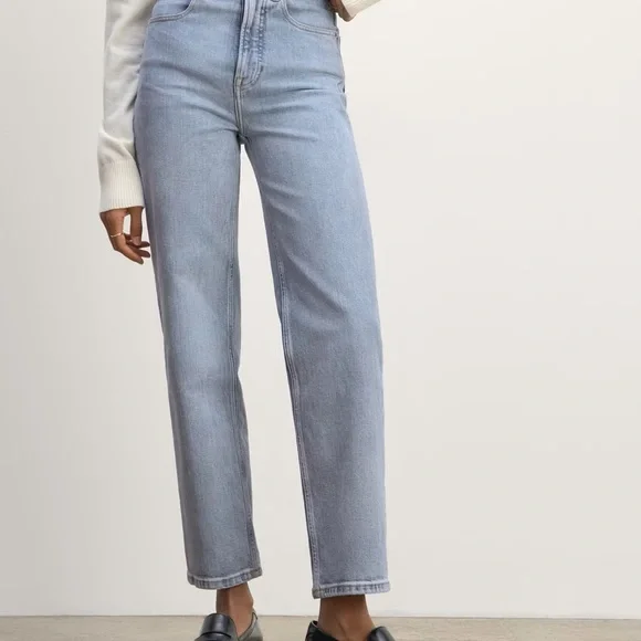 Everlane Jeans Everlane The Way High Jean 27r Salt Water Light